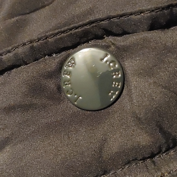 J Crew Down Puffer Jacket Sz.M Black - Picture 7 of 8